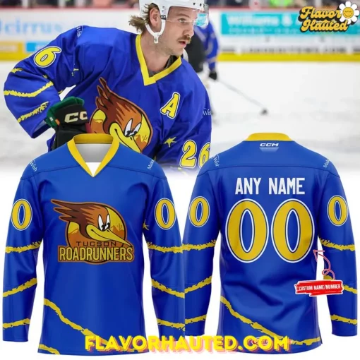 Tucson Roadrunners Custom Looney Tunes Edition Hockey Jersey