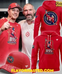 Washington Capitals Alexander Ovechkin 895 Goals Hoodie
