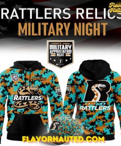 Arizona Rattlers 2025 Military Night Special Camo Hoodie