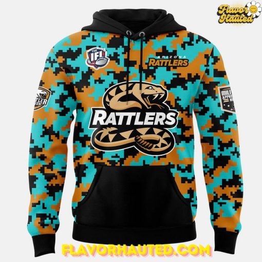 Arizona Rattlers 2025 Military Night Special Camo Hoodie