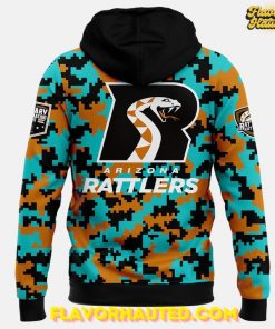 Arizona Rattlers 2025 Military Night Special Camo Hoodie 3