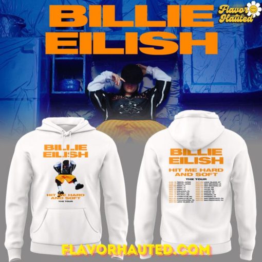 Billie Eilish Tour – Music Concert 2025 White Hoodie