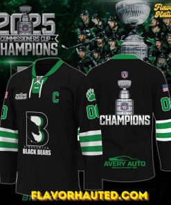Binghamton Black Bears Champions Commissioner’s Cup 2025 Special Hockey Jersey