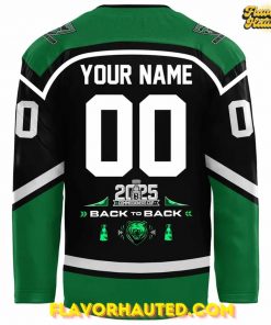 Binghamton Black Bears Commissioner's Cup Champions 2025 Hockey Jersey 3