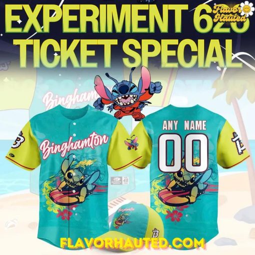 Binghamton Rumble Ponies x Stitch 2025 Special Jersey