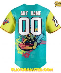 Binghamton Rumble Ponies x Stitch 2025 Special Jersey 3