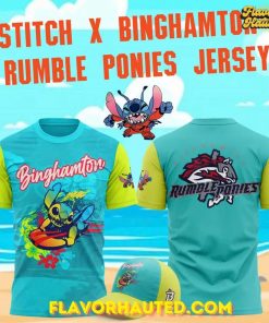 Binghamton Rumble Ponies x Stitch 2025 Special T-Shirt