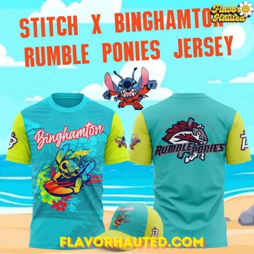 Binghamton Rumble Ponies x Stitch 2025 Special T-Shirt