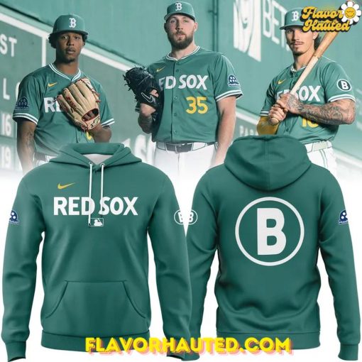 Boston Red Sox 2025 City Connect Special Green Hoodie
