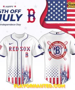 Boston Red Sox Happy 4th of July Independence Day Jersey 2025