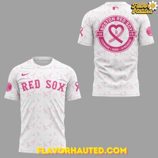 Boston Red Sox x 2025 Cancer Awareness Night Special T-Shirt