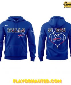 Buffalo Bills Nurses Night Game Limited Blue Hoodie