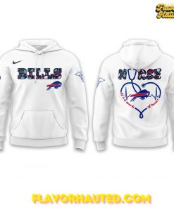 Buffalo Bills Nurses Night Game Special White Hoodie