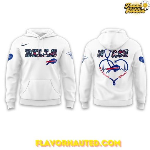 Buffalo Bills Nurses Night Game Special White Hoodie