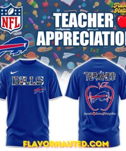 Buffalo Bills Teacher Appreciation Limited Blue T-Shirt