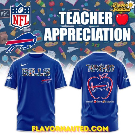 Buffalo Bills Teacher Appreciation Limited Blue T-Shirt