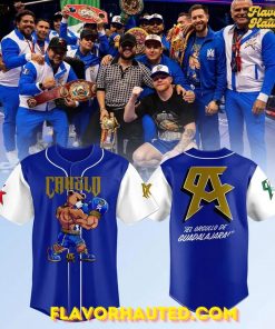 Canelo Álvarez The Pride of Guadalajara Limited Edition Baseball Jersey