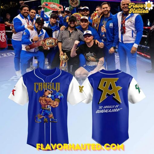 Canelo Álvarez The Pride of Guadalajara Limited Edition Baseball Jersey