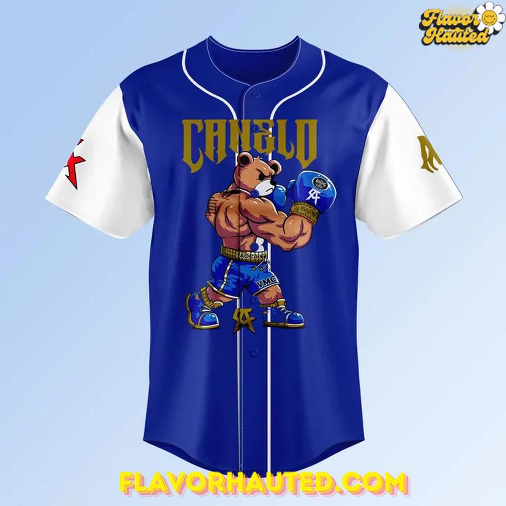Canelo Álvarez The Pride of Guadalajara Limited Edition Baseball Jersey Canelo Álvarez The Pride of Guadalajara Limited Edition Baseball Jersey
