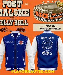 Chicago Cubs x 2025 Jelly Roll Wrigley Field Concert Special Bomber Jacket
