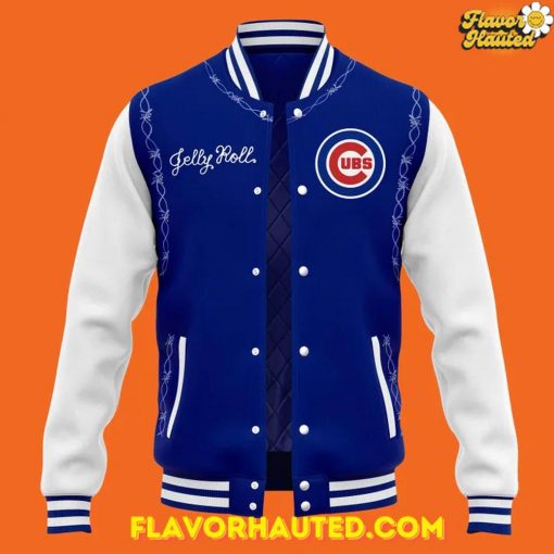 Chicago Cubs x 2025 Jelly Roll Wrigley Field Concert Special Bomber Jacket