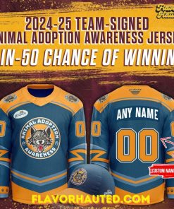 Chicago Wolves 2025 Animal Adoption Awareness Special Hockey Jersey