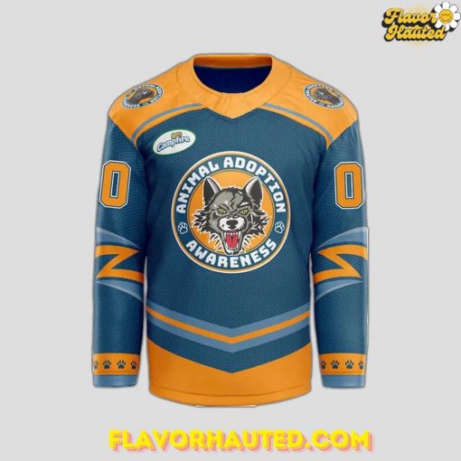 Chicago Wolves 2025 Animal Adoption Awareness Special Hockey Jersey