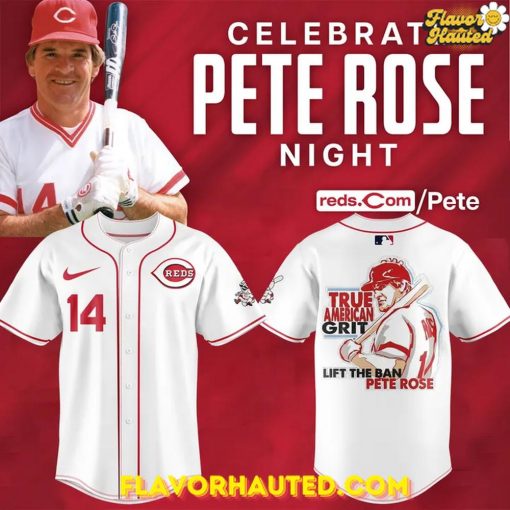 Cincinnati Reds x Pete Rose Night Collections 2025 Special Jersey
