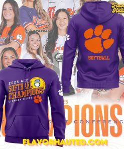 Clemson Tigers 2025 ACC Softball Champions Limited Hoodie