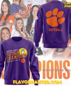 Clemson Tigers 2025 ACC Softball Champions Limited Sweatshirt