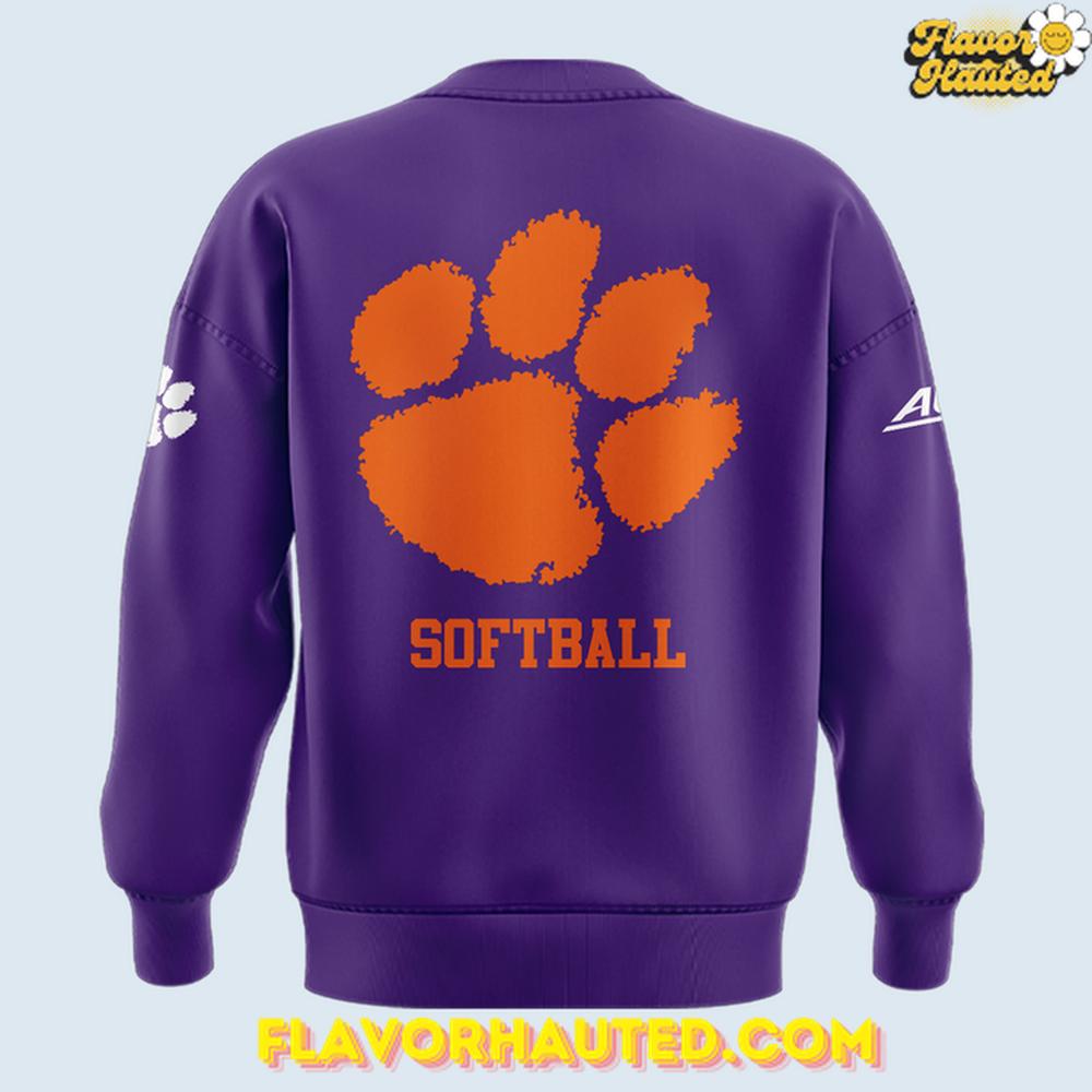 Clemson Tigers 2025 ACC Softball Champions Limited Sweatshirt Clemson Tigers 2025 ACC Softball Champions Limited Sweatshirt