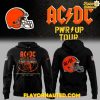 Cleveland Browns AC/DC PWR Up Tour Special Black Hoodie