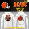 Cleveland Browns AC/DC PWR Up Tour Special White Hoodie