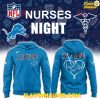 Detroit Lions Nurses Night Limited Blue Hoodie