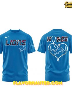Detroit Lions Nurses Night Limited Blue T-Shirt