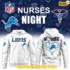 Detroit Lions Nurses Night Special White Hoodie
