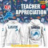 Detroit Lions Teacher Appreciation Limited White Hoodie