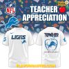 Detroit Lions Teacher Appreciation Limited White T-Shirt