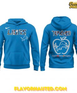 Detroit Lions Teacher Appreciation Special Blue Hoodie