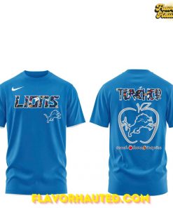 Detroit Lions Teacher Appreciation Special Blue T-Shirt