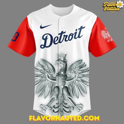 Detroit Tigers 2025 Polish Heritage Special Jersey