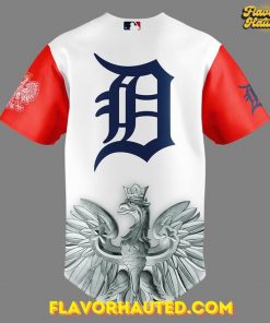 Detroit Tigers 2025 Polish Heritage Special Jersey 3
