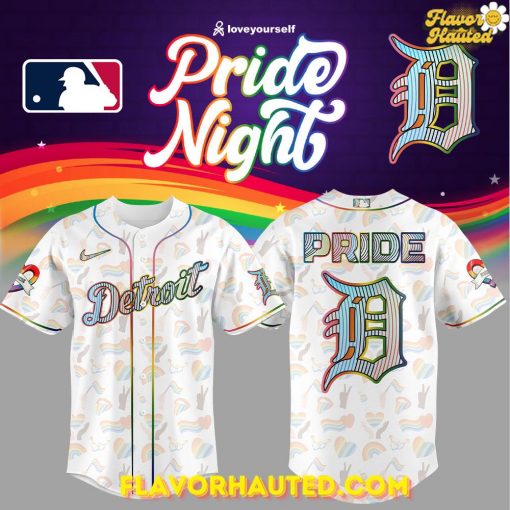 Detroit Tigers LGBTQ Pride Night 2025 Special Jersey