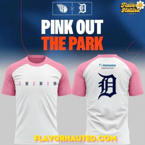 Detroit Tigers Strike Out Cancer Special T-Shirt
