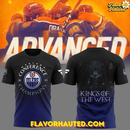 Edmonton Oilers Western Conference 2025 Champions Special T-Shirt