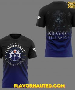 Edmonton Oilers Western Conference 2025 Champions Special T-Shirt