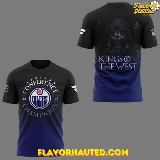 Edmonton Oilers Western Conference 2025 Champions Special T-Shirt