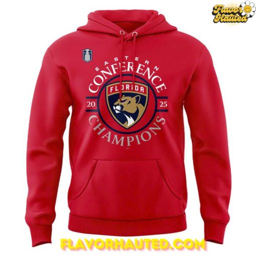 Florida Panthers 2025 Eastern Conference Champions Special Red Hoodie
