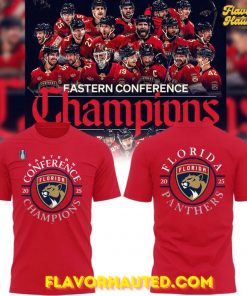 Florida Panthers 2025 Eastern Conference Champions Special Red T-Shirt
