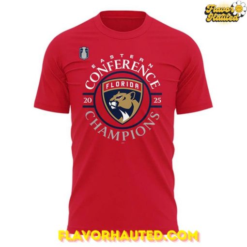 Florida Panthers 2025 Eastern Conference Champions Special Red T-Shirt